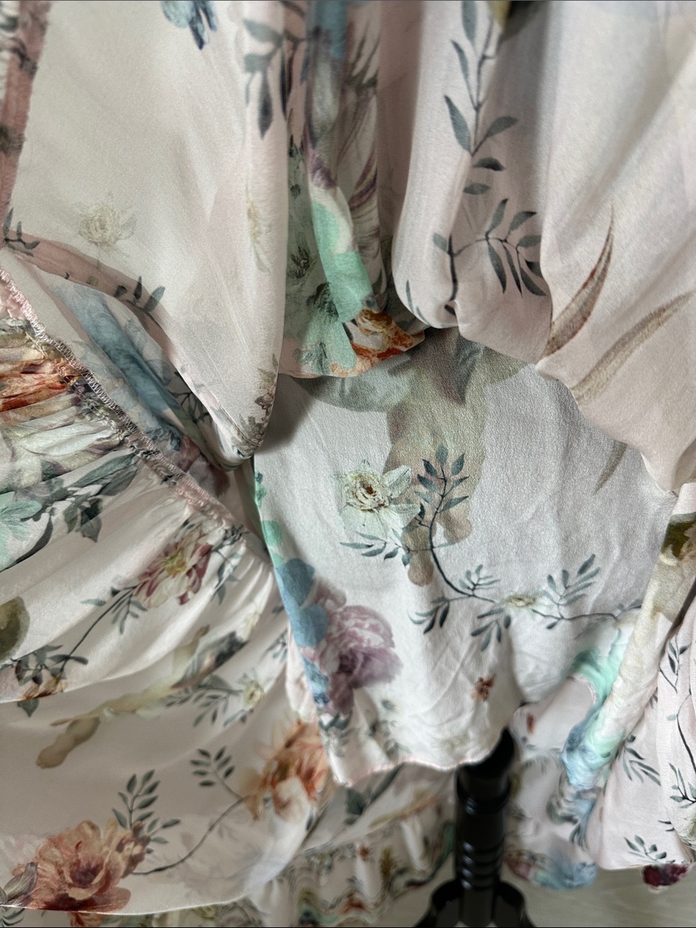 Camilla Pink Floral Multicolor Twisted-Waist Maxi Dress - Picture 7 of 11